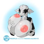  2019 anthro areola big_breasts bovid bovine breasts cattle digital_media_(artwork) english_text female hi_res holstein_friesian_cattle huge_breasts hyper hyper_breasts lactating looking_at_viewer mammal milk nipples nude solo suirano text 