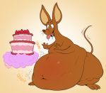  belly cake dawmino food moomins morbidly_obese obese overweight sniffing stuffing 
