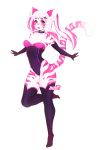  2019 anthro blush blushstroke breasts clothing digital_media_(artwork) felid female fur hair hi_res looking_at_viewer mammal nao_(blushstroke) open_mouth pantherine pink_eyes stripes tiger 