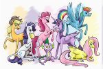  applejack_(mlp) dragon equid equine fluttershy_(mlp) friendship_is_magic group hi_res horse mammal my_little_pony pedantia pinkie_pie_(mlp) rainbow_(mlp) rarity_(mlp) spike_(mlp) twilight_sparkle_(mlp) 