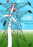  electricity_pylon inanimate tagme wind_turbine 