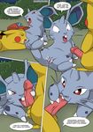  ashchu comic nidoran nidorina palcomix pokemon 