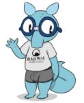  anteater anthro black_mesa clothed clothing digital_drawing_(artwork) digital_media_(artwork) eyewear glasses half-life happy_tree_friends long_snout male mammal pilosan sailewder simple_background sniffles_(htf) snout solo underwear valve video_games xenarthran 