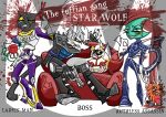  anthro black_nose canid canine canis chameleon decapitation eyewear felid fox gore james_mccloud leon_powalski lizard mammal nintendo panther_caroso pantherine renge0101 reptile scalie severed_head smoking star_fox sunglasses toony video_games wolf wolf_o&#039;donnell 