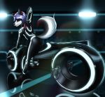  absurd_res anthro butt canid canine canis clothed clothing crossover domestic_dog female fully_clothed hi_res husky mammal mykegreywolf solo tron tron_legacy 