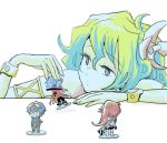  +_+ 1girl armlet bracelet figure hair_ornament jewelry kamina kokura_(mk60112) lowres multicolored_hair nia_teppelin simon solo tengen_toppa_gurren_lagann two-tone_hair yoko_littner 