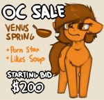  advertisement april_fools equid equine fan_character horse mammal marsminer my_little_pony pony simple_background solo text venus_spring 