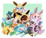  &lt;3 2018 ambiguous_gender anthro black_fur blue_eyes blue_fur brown_eyes cute_fangs dragon eevee eeveelution espeon flareon fur furred_dragon glaceon group invalid_tag jolteon kigurumi lawychan leafeon looking_at_viewer multicolored_fur nintendo open_mouth pok&eacute;mon pok&eacute;mon_(species) red_eyes red_fur red_tongue senky skarine sylveon two_tone_fur umbreon vaporeon video_games white_fur yellow_fur 