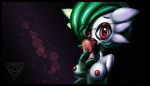  2019 absurd_res anthro big_breasts big_eyes blush breasts digital_media_(artwork) fellatio female gardevoir hair hi_res humanoid looking_at_viewer mammal monster nintendo nipples not_furry open_mouth oral penis pok&eacute;mon pok&eacute;mon_(species) sex simple_background video_games warlocke 