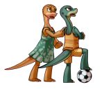  ball clothing dinosaur don_bluth lizzie reptile scalie shorts skitter soccer sport the_land_before_time topazice uniform 