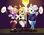  bulge chalice clothed clothing crossdressing cup cuphead_(character) cuphead_(game) dickgirl fishnet girly herm hi_res intersex male ms._chalice mugman prostitution saurian_(artist) video_games 