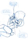  anus archie_comics bottomless computer dialogue eyelashes female horny hotred is_(artist) nicole_the_lynx pussy sally_acorn sega sketch sonic_(series) speech_bubble tail_tuft unfinished video_games work_in_progress 