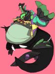  alligator anthro belly big_belly clothed clothing crocodilian gater-boi grin hat headphones hi_res male open_mouth overweight overweight_male pink_background reptile scalie simple_background skateboard skateboarding smile solo stu-the-aggron sturaptor super_fatty_rpg tongue tongue_out 