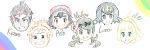  3boys 3girls black_eyes black_hair blonde_hair blue_eyes blue_hair brown_eyes character_name creatures_(company) dede_nnnn game_freak green_eyes green_hair kaki_(pokemon) lillie_(pokemon) mamane_(pokemon) mao_(pokemon) multiple_boys multiple_girls nintendo orange_hair pokemon pokemon_(anime) pokemon_sm_(anime) satoshi_(pokemon) suiren_(pokemon) 