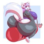  2018 absurd_res ambiguous_gender anthro big_breasts big_butt blush breasts butt clothed clothing digital_drawing_(artwork) digital_media_(artwork) domestic_cat expansion felid feline felis female fur hair helium hi_res hose huge_breasts huge_butt hybrid hyper hyper_breasts hyper_butt implying inflatable inflation inviting long_tail looking_at_viewer looking_back male male/ambiguous mammal open_mouth overweight overweight_female presenting presenting_hindquarters purple_eyes purple_hair rodent sciurid simple_background sitting smile solo tank thick_thighs trinity-fate62 underwear vehicle white_fur wide_hips 