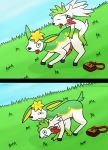  absurd_res all_fours deerling doggystyle feral feral_on_feral from_behind_position gau_(artist) hi_res legendary_pok&eacute;mon male male/male nintendo penis pok&eacute;mon pok&eacute;mon_(species) pok&eacute;mon_mystery_dungeon sex shaymin shaymin_(sky_form) video_games 