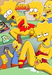  arabatos bart_simpson comic_book_guy lisa_simpson the_simpsons 