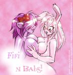  babs_bunny big_breasts blush breast_squish breasts female fifi_la_fume fifi_le_fume lagomorph mammal rabbit skunk tiny_toon_adventures tiny_toons warner_brothers wicked.star 