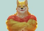  2019 anthro biceps canid canine clothing digital_media_(artwork) fur hi_res male mammal moji_futa19 muscular 