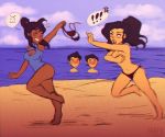  2girls asami_sato avatar_(series) bikini breasts dark_skin korra multiple_girls swimsuit the_legend_of_korra 