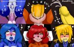  ahegao animatronic anthro balls blush comic cum cum_in_ass cum_in_pussy cum_inside cumshot dim discordmelody double_penetration ejaculation female five_nights_at_freddy&#039;s freckles golden_freddy_(fnaf) hi_res jasmine_ivory looking_pleasured lying machine male male/female mammal missionary_position on_back orgasm orgasm_face penetration penis pussy robot sex text video_games 