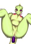  absurd_res anal anal_penetration blush cum cum_in_ass cum_inside disembodied_penis female green_skin hi_res lizard male nipples numinex penetration penis pink_eyes pink_nipples purple_sclera pussy reptile scalie solo_focus spread_legs spreading tongue tongue_out uel 