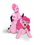  2018 3d_(artwork) absurd_res aer0_zer0 alpha_channel areola armwear blush breasts clothing collaboration collar cutie_mark digital_media_(artwork) duo earth_pony equid equine eyelashes female forsaken_(artist) friendship_is_magic hair hi_res horse mammal my_little_pony nipple_piercing nipples open_mouth piercing pinkie_pie_(mlp) pony simple_background tongue tongue_out transparent_background 