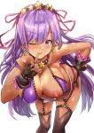  bb_(fate/extra_ccc) bikini breasts fate/grand_order himuro nipples stockings swimsuits thighhighs 
