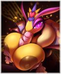  &lt;3 &lt;3_eyes anthro areola arthropod bee big_breasts breast_grab breast_squish breasts clothed clothing crown duo erection female floating_hands hand_on_breast hi_res huge_breasts hymenopteran insect insect_wings kirby_(series) long_tongue looking_at_viewer male male/female nintendo nipples oral partially_clothed penis queen_sectonia r-mk sex solo_focus titfuck tongue tongue_out tonguejob video_games wings 