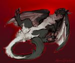  2016 anus butt claws dragon female feral fur furred_dragon looking_at_viewer lying nude on_back pawpads paws presenting presenting_hindquarters pussy solo spread_legs spreading whiro wings xuu 