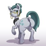  anus cloudy_quartz_(mlp) earth_pony equid equine female feral friendship_is_magic hi_res horse looking_back mammal mature_female my_little_pony pony pussy rabidpepper smug 