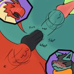  2019 anal anal_penetration avian balls beak blaziken blush canid canine duo erection hi_res klyde_(otterjunk) knot lucario male male/male mammal nintendo otterjunk penetration penis pok&eacute;mon pok&eacute;mon_(species) racha_(otterjunk) video_games 