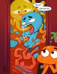  anal cartoon_network cum darwin_watterson felid feline fellatio female fish group gumball_watterson hi_res hidden humanoid_penis male male/female mammal marine oral orgasm orgasm_face penis penny_fitzgerald public sex tentacles the_amazing_world_of_gumball vs young 