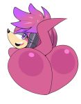  alpha_channel anthro bent_over big_butt bubble_butt butt butt_focus echidna eyelashes eyeshadow female hair icon julie-su looking_back makeup mammal monotreme multicolored_hair on_glass open_mouth pink_hair presenting presenting_hindquarters purple-hair purple_eyes rear_view simple_background solo sonic_(series) squish_(artist) transparent_background two_tone_hair 