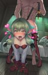  bottomless cleavage elf goblin_slayer goblin_slayer_(character) high_elf_archer pointy_ears potato_(sksnabi) sex thighhighs 