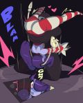  1girl absurdres ass fellatio highres oral skullgirls squigly_(skullgirls) 