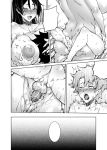  1boy 1girl areolae blush breasts collarbone f.w.zholic fate/grand_order fate_(series) huge_breasts long_hair milf minamoto_no_raikou_(fate/grand_order) monochrome nipples nude open_mouth penis pussy sequential sex sweat teeth tongue uncensored very_long_hair 