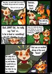  blush clothed clothing comic dialogue digital_media_(artwork) fur gnar_(lol) hi_res league_of_legends male riot_games smile speech_bubble teemo_(lol) text video_games vitrex yordle 