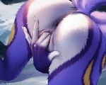  anthro anus butt butt_shot faceless_female felid female fingering fur hi_res jolteia_voltix mammal masturbation nude pussy pussy_juice solo tril-mizzrim vaginal vaginal_fingering 