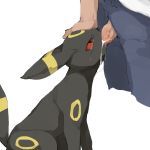  ambiguous_gender bestiality clothing crying cum cum_in_mouth cum_inside duo eeveelution fellatio feral hand_on_head human human_on_feral interspecies male male/ambiguous male_on_feral mammal nintendo oral pants pok&eacute;mon pok&eacute;mon_(species) pok&eacute;philia red_eyes sex simple_background solo_focus tears umbreon unzipped_pants video_games white_background youjomodoki 