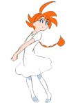  1girl absurdres ahiru blue_eyes child highres orange_hair princess_tutu 