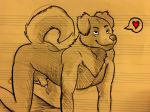  anthro canid canine canis domestic_dog drawing hi_res male mammal on_all_four penis shaded simple_background sketch solo thathornycat white_background 