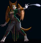  breasts chiropteran clothed clothing dust:_an_elysian_tail female fidget frostwyrm102 magic mammal nimbat simple_background traditional_media_(artwork) video_games 