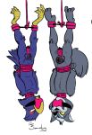  anthro avian ball_gag balls bdsm bird bondage bound canid canine canis chastity chastity_cage collar dildo duo falco_lombardi feet gag gagged gordian hands_behind_back male mammal nintendo penis rope sex_toy star_fox suspension vibrator video_games wolf wolf_o&#039;donnell 