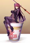  bodysuit emanon_123 fate/grand_order heels scathach_(fate/grand_order) weapon 