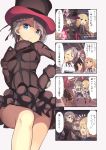  &gt;_&lt; 2girls 4koma :d :o ange_(princess_principal) bangs black_dress black_footwear black_gloves black_headwear black_ribbon blonde_hair blue_eyes blush book braid breasts brown-framed_eyewear bug cavorite_ball censored chihaya_72 cockroach comic dress emphasis_lines eyebrows_visible_through_hair eyes_closed eyewear_removed fur-trimmed_gloves fur-trimmed_jacket fur_trim glasses gloves grey_legwear hair_between_eyes hair_flaps hair_ribbon hat highres holding holding_book holding_eyewear insect jacket long_sleeves medium_breasts mosaic_censoring multiple_girls open_mouth pantyhose parted_lips princess_(princess_principal) princess_principal profile ribbon rolled_up_newspaper school_uniform shirt shoes sleeveless sleeveless_dress smile sweat top_hat translation_request white_shirt 