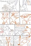  anthro canid canine clothed clothing comic dialogue disney eyewear female fox glasses group hi_res humor judy_hopps lagomorph male mammal necktie nick_wilde sibling sister the_weaver zootopia 