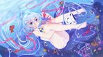  bubbles cameltoe dai_jijie ribbons underwater water 