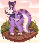  anthro big_breasts breasts clothed clothing farm female fur hi_res mammal outside sinfulwhispers15 slightly_chubby solo standing thick_thighs tsukiyo wide_hips 