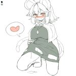  &lt;3 animal_humanoid big_breasts blush boots breasts capelet chiyoshi clothed clothing cum dickgirl dress erection footwear hair humanoid intersex mammal mouse_humanoid nazrin pendant red_eyes rodent rodent_humanoid short_hair solo sweat sweatdrop touhou video_games 